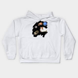 Guinea Pigs in Outer Space Kids Hoodie